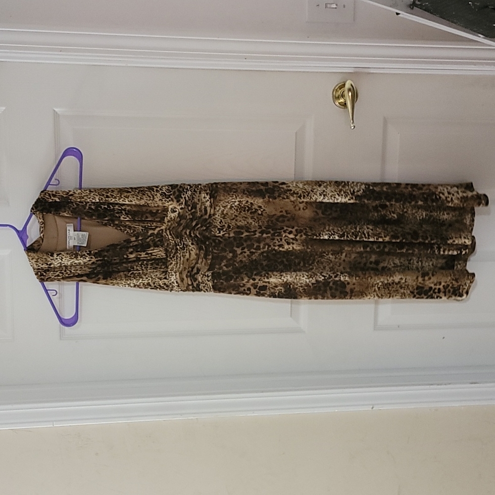 Evan-picone dress leopard print size 6P